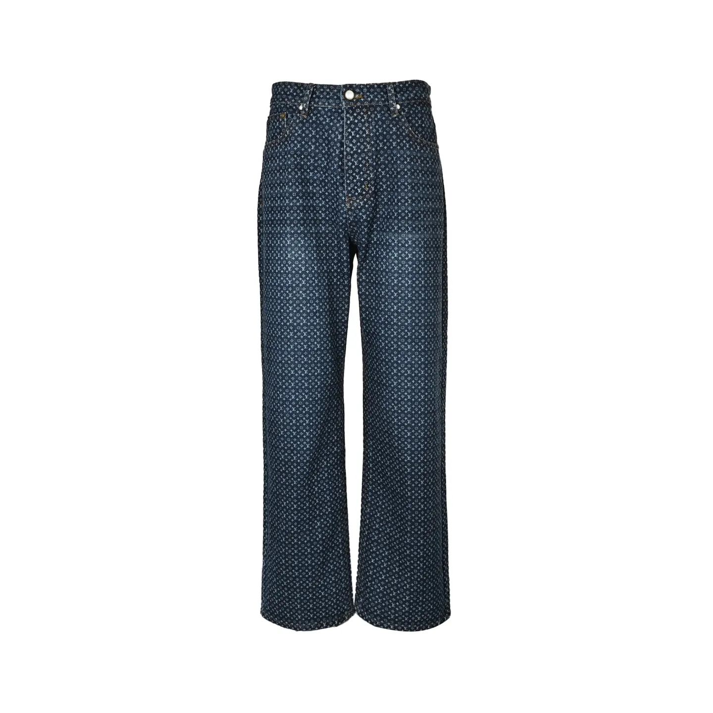 Louis Vuitton/Louis Vuitton all-over printed presbyopic jeans